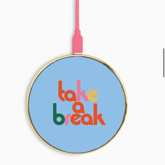 ban.do | Wireless Charger with 60 Inch USB Cord, Take a Break - Picture 6 of 9